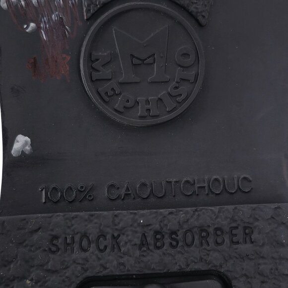 Mephisto Melchior Walking Shoes Black Pebble Grain Leather Comfort Derby Mens 12 - Picture 13 of 13